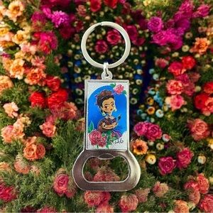 FRIDA KAHLO Caricature Bottle Opener Keychain